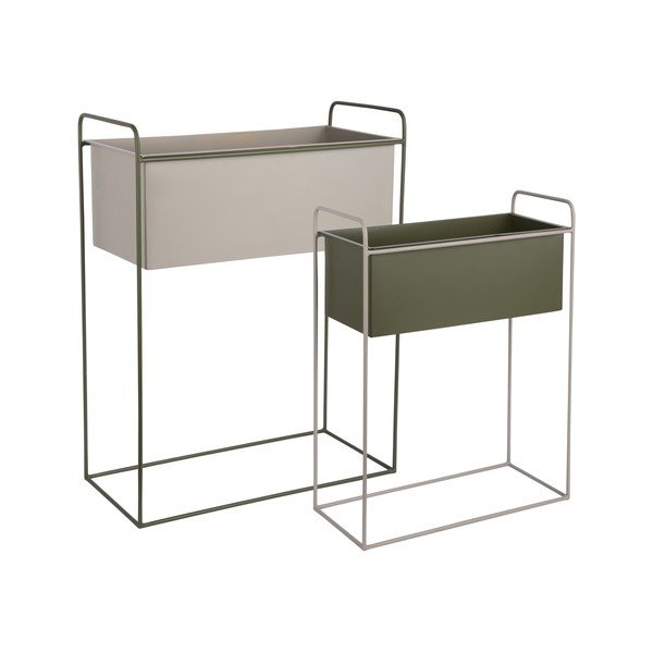 Set di supporti per fiori in metallo 2 pz (altezza totale 65 cm) Reina – PT LIVING