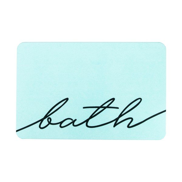 Tappeto da bagno azzurro 39x60 cm Bath - Artsy Doormats