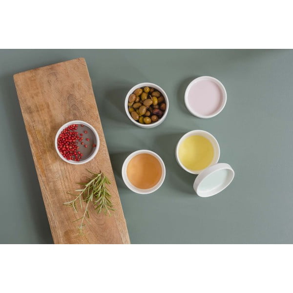 Set da portata in porcellana 3 pezzi ø 9 cm Mono - Remember-image-1