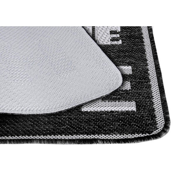 Zerbino grigio antracite , 50 x 80 cm Weave Smiley Welcome - Hanse Home-image-2