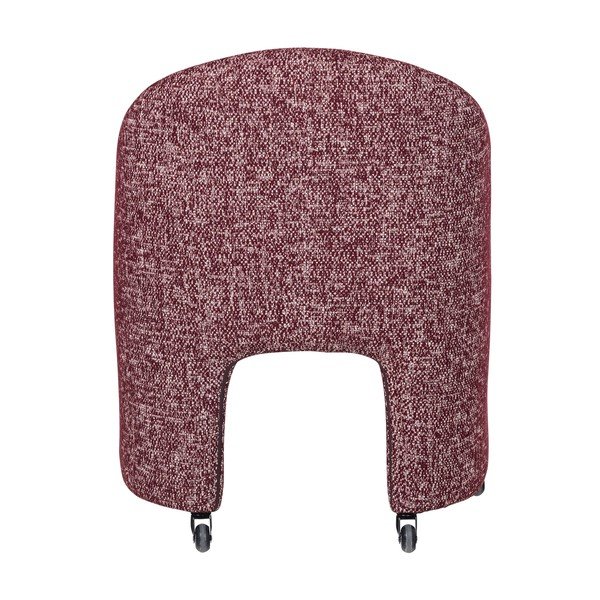 Sedia da ufficio burgundy in imbottito Cordo – WOOOD-image-4