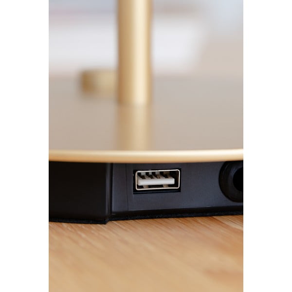 Lampada da tavolo dimmerabile a LED grigio chiaro con paralume in metallo (altezza 41,5 cm) Asteria Table - UMAGE-image-4