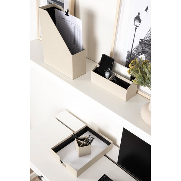 Set di organizer in cartone 4 pz Hugo Canvas Paper Laminate – Bigso-image-2