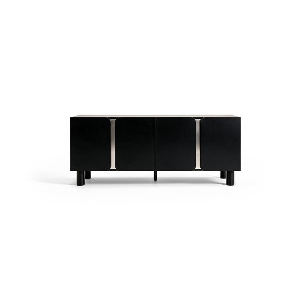 Armadietto nero 180x75x40 cm Toledo – MOME