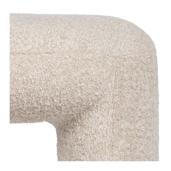 Panca beige in tessuto bouclé Suave - Ixia-image-4