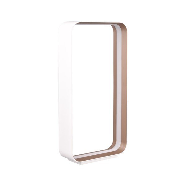 Lampada da tavolo a LED bianca con controllo vocale/app e paralume in metallo (altezza 61 cm) Cizione - CINQUE-image-1