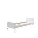 Letto per bambini bianco in legno di pino , 90 x 200 cm Billy - Vipack