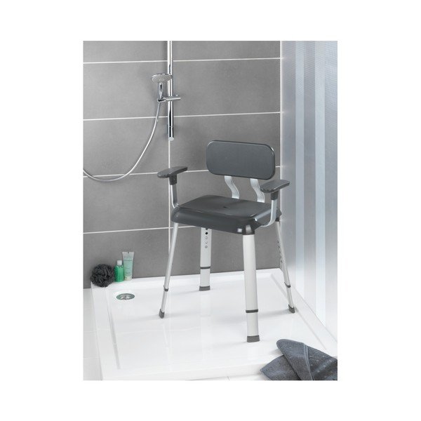Sedia da doccia con schienale Doccia Secura Premium - Wenko-image-3