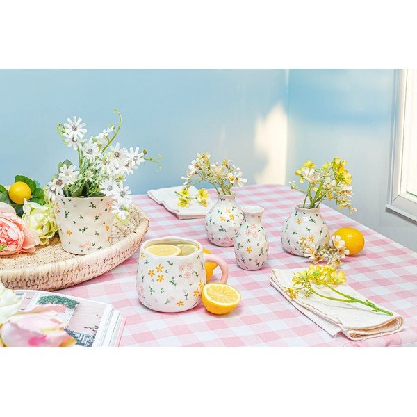 Coprivaso in gres ø 11 cm Ditsy Floral – Sass & Belle-image-2