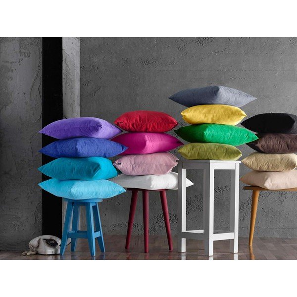 Federa marrone chiaro, 45 x 45 cm Honey - Mike & Co. NEW YORK-image-1