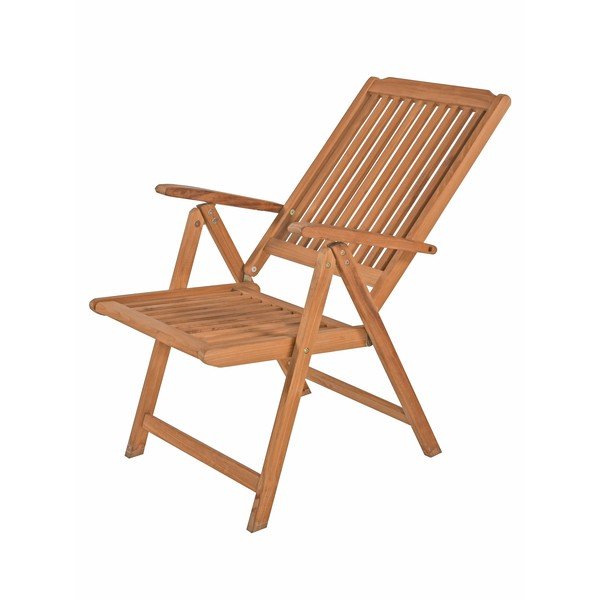 Sedia da giardino in legno marrone Solo - Garden Pleasure-image-2