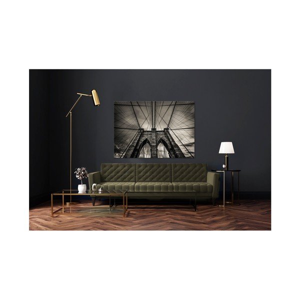 Quadro su tela Silver Brooklyn, 85 x 113 cm - Styler-image-1