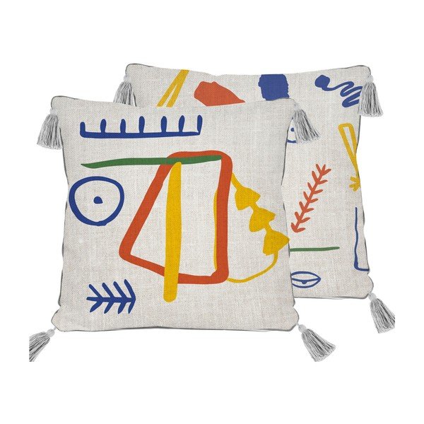 Cuscino Juno, 45 x 45 cm Juno Face - Madre Selva-image-2