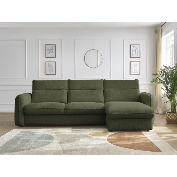 Divano angolare verde Achille – Bobochic Paris-image-1