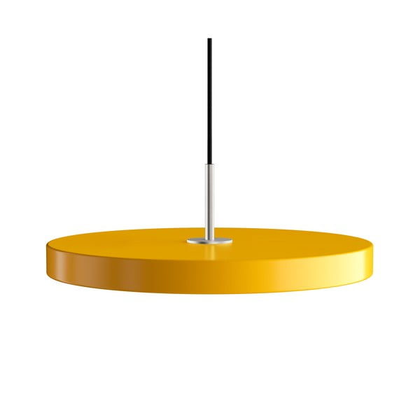 Apparecchio a sospensione LED giallo con paralume in metallo ø 43 cm Asteria Medium - UMAGE