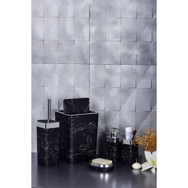 Set di accessori da bagno neri - Oyo Concept-image-1