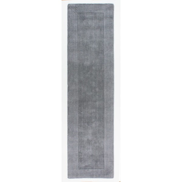 Tappeto in lana grigio 60x230 cm Siena - Flair Rugs