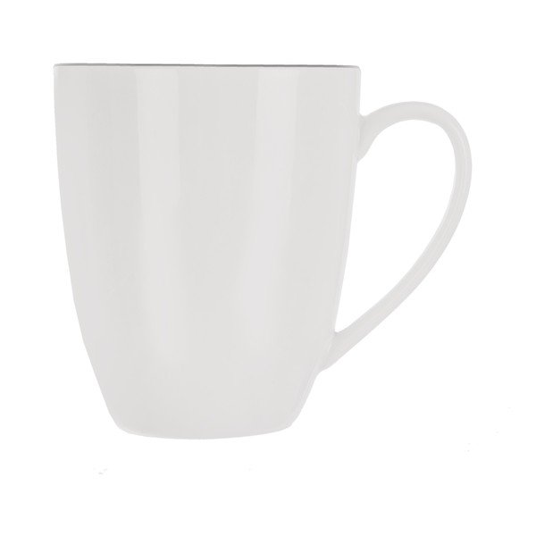 Tazza bianca in porcellana 390 ml Decora – Orion-image-2