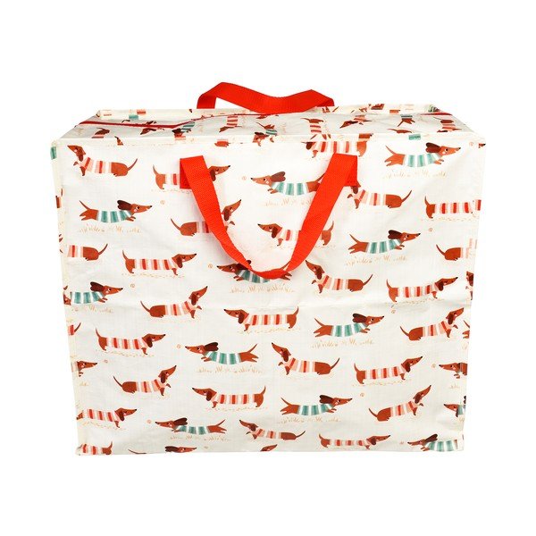Organizer per vestiti in plastica riciclata 28x58x48 cm Sausage Dog – Rex London-image-2