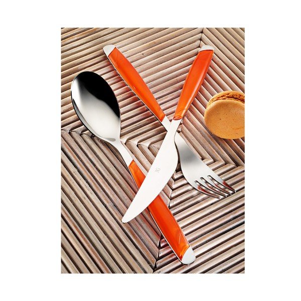 Příbory Oranžové retro, 30 ks