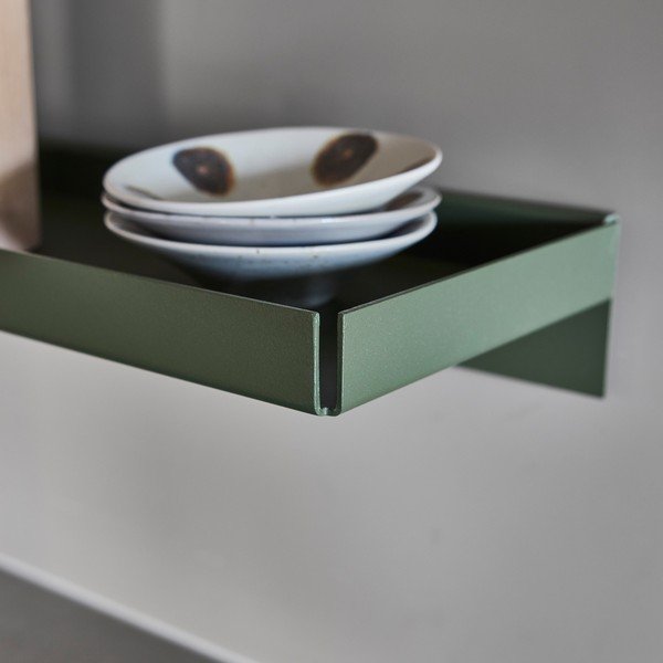 Mensola verde scuro in metallo 80 cm Bakku – OYOY Living Design-image-1