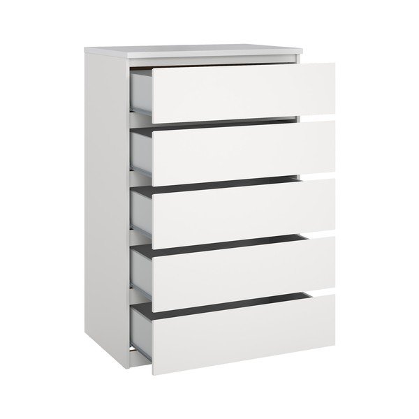 Credenza bianca 77x121x50 cm Naia – Tvilum-image-3