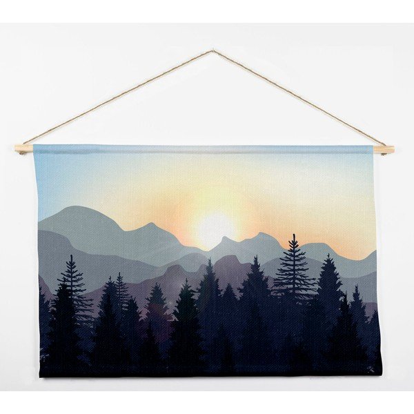 Arazzo 90x60 cm Mountains Landscape - Surdic