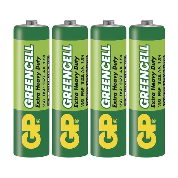 Batterie AA allo zinco 4 pezzi GREENCELL - EMOS