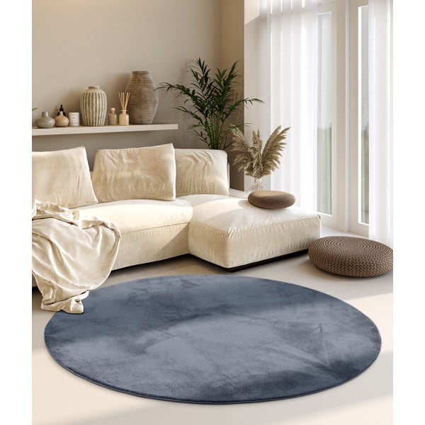 Tappeto rotondo antracite ø 200 cm Leon - Villeroy&Boch-image-1