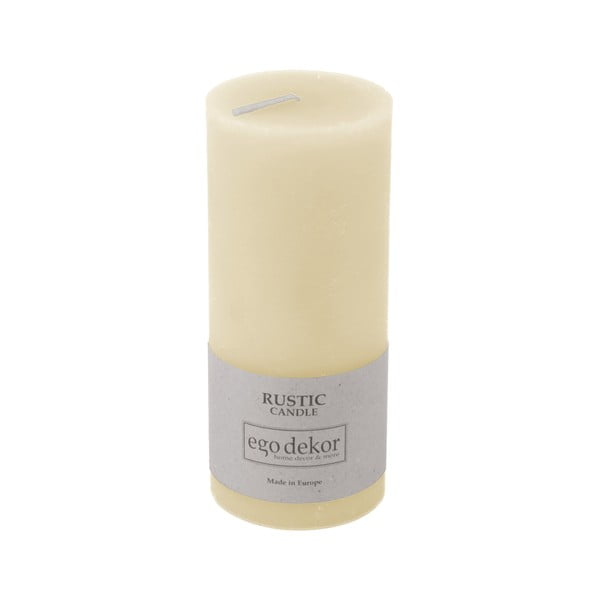 Candela bianco crema Ruggine, tempo di combustione 58 h Rustic - Rustic candles by Ego dekor