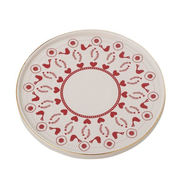 Mangiatoia con motivo natalizio in gres Jolly - Bloomingville-image-2