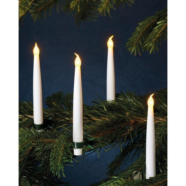 Decorazione natalizia luminosa bianca 10 pz ø 2 cm Carolin – Sirius-image-2