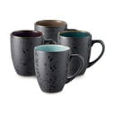 Tazze in set nere/blu scuro in ceramica 4 pz 300 ml Gastro Black/Mix – Bitz