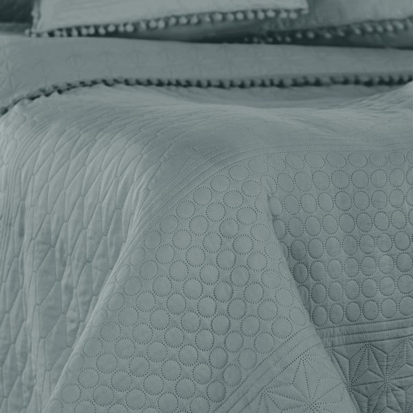 Copriletto grigio 220x240 cm Meadore – Restilo-image-1