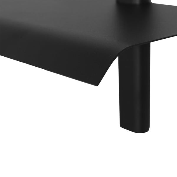 Mensola nera in metallo con ripiani multipli 60 cm Hola – Spinder Design-image-4