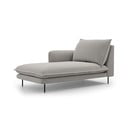 Poltrona lounge grigio chiaro, angolo sinistro Vienna - Cosmopolitan Design