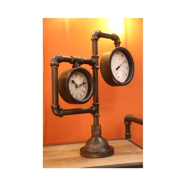 Stolní hodiny Mauro Ferretti Industrial Double-image-3