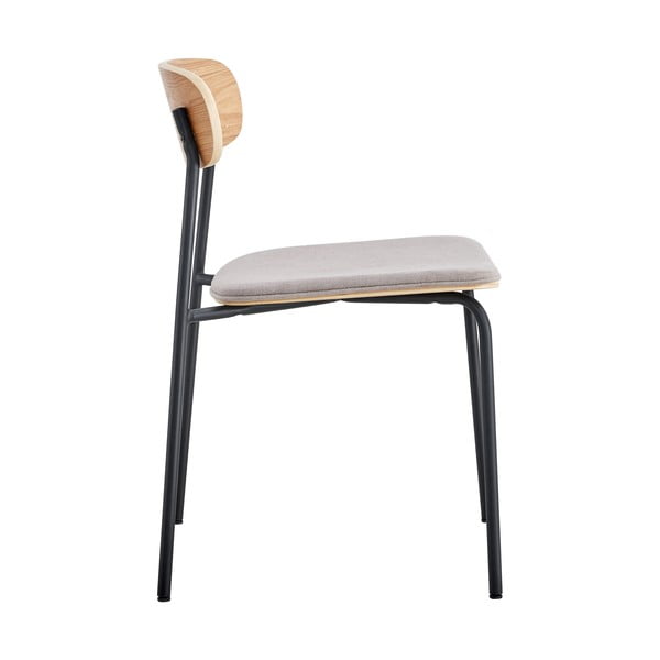 Sedie da pranzo in set nere/grigio tortora 2 pz Adriana – Marckeric-image-4