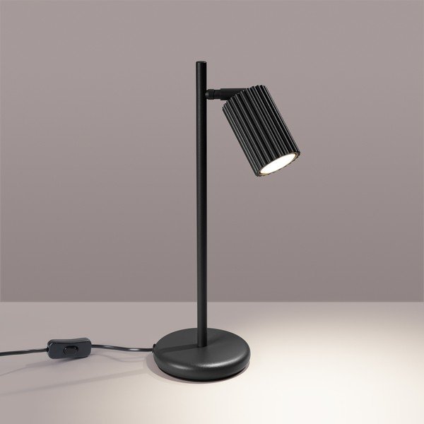 Lampada da tavolo nera (altezza totale 43 cm) Gleam – Sollux-image-2