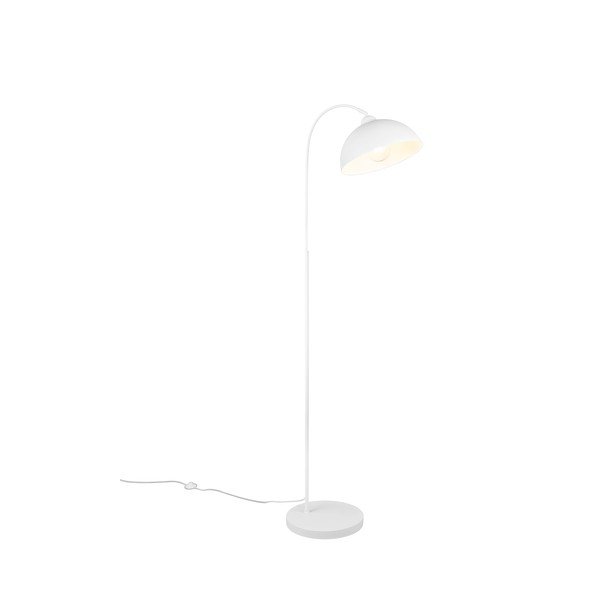 Lampada da terra bianca con paralume in metallo (altezza totale 170 cm) Sierra – Reality-image-2