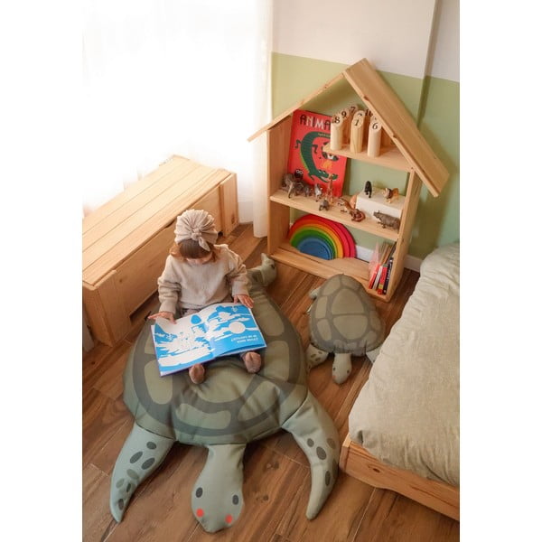 Borsa verde per bambini Turtle - Little Nice Things-image-2