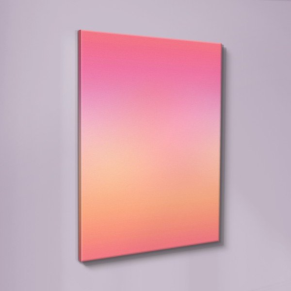 Dipinto stampato dipinto su tela 70x100 cm Pink Aura – Styler-image-4