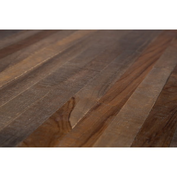 Tavolo pieghevole in legno di teak riciclato Cor - White Label-image-4