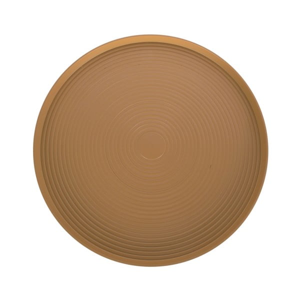 Tavolo contenitore in metallo giallo senape Force, altezza 37,5 cm - Leitmotiv-image-2