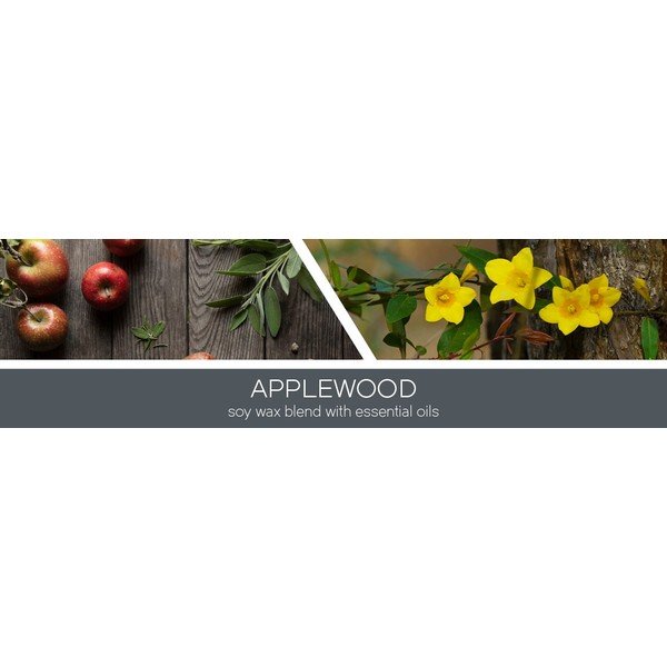 Candela profumata da uomo in confezione Applewood, 35 ore di combustione Men's Collection - Goose Creek-image-1