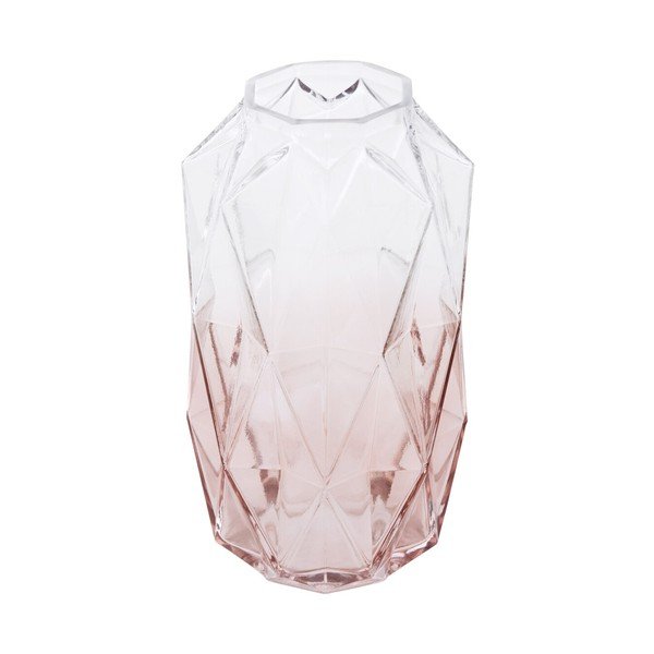 Vaso rosa in vetro (altezza totale 28 cm) Brice – Premier Housewares-image-3