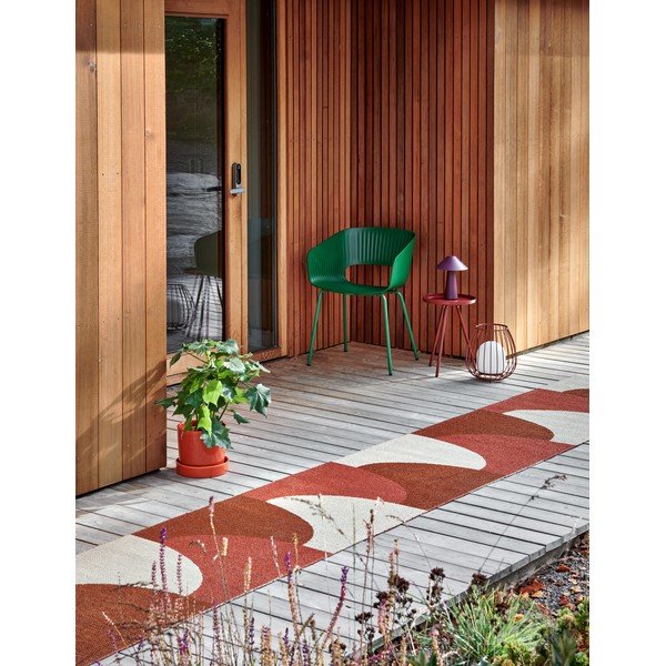 Tappeto da interno/esterno color mattone 70x90 cm Hill Brick Rust – Pappelina-image-1