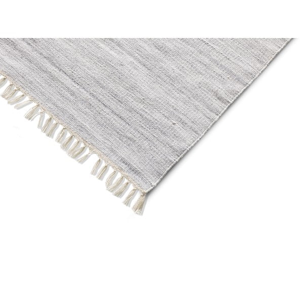 Tappeto per esterni grigio chiaro in plastica riciclata Liso, 140 x 200 cm Liso Eco-Dhurrie - Universal-image-2