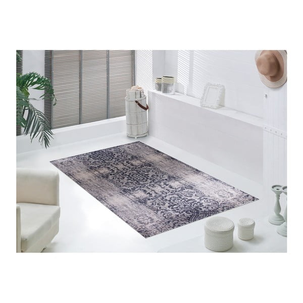 Tappeto grigio e beige Becky, 80 x 300 cm - Vitaus-image-1