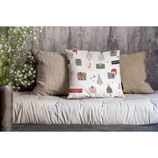 Federa decorativa a tema Natale 45x45 cm Gifts From Santa – Butter Kings-image-1